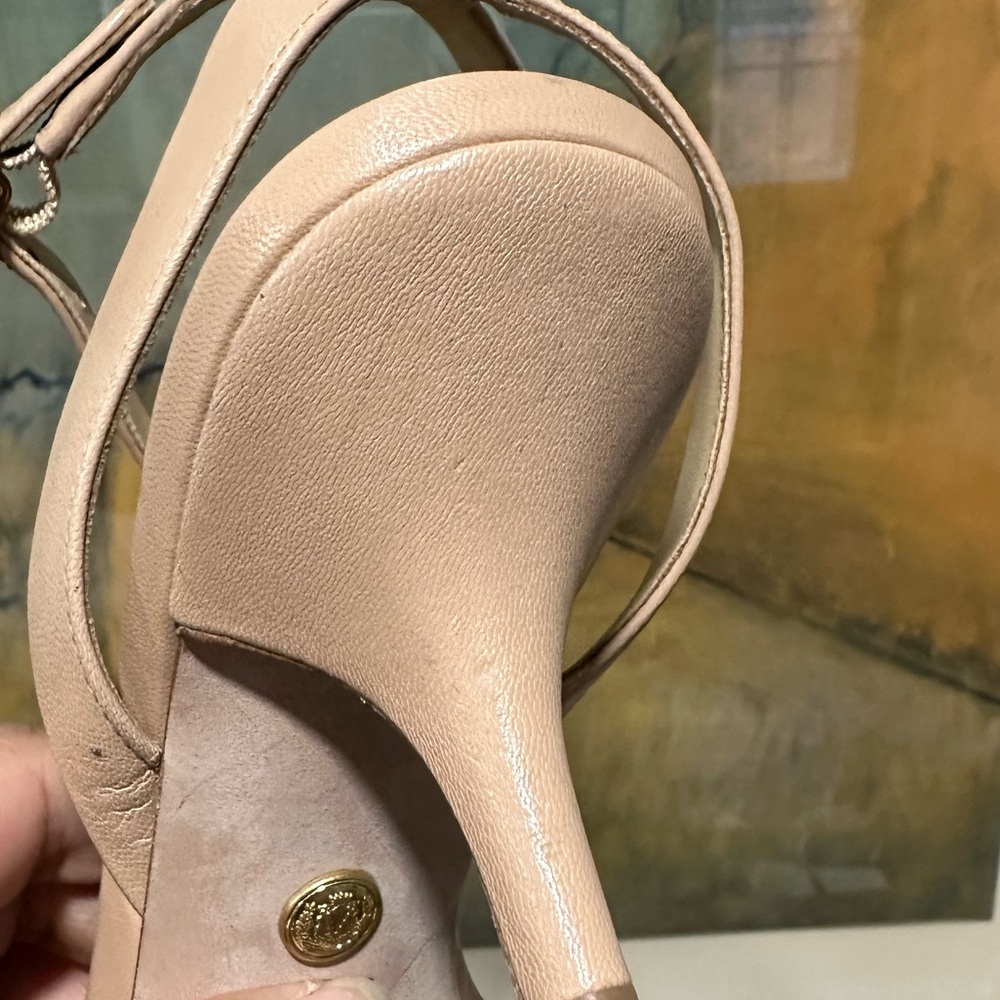 🌹VERONICA BEARD🌹 Darcelle Leather Sandal in Bisque Size: 8.5 - Picture 10 of 14